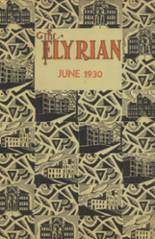 Elyria High School 1930 yearbook cover photo