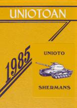 Unioto (Union-Scioto) High School 1985 yearbook cover photo