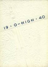 Oberlin High School 1940 yearbook cover photo