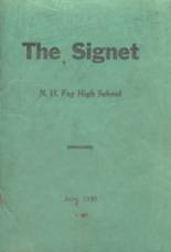 1930 N.H. Fay High School Yearbook from Dexter, Maine cover image