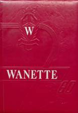 Wanatah High School 1960 yearbook cover photo