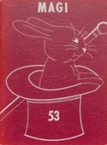 1953 Colon High School Yearbook from Colon, Michigan cover image