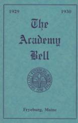 Fryeburg Academy 1930 yearbook cover photo