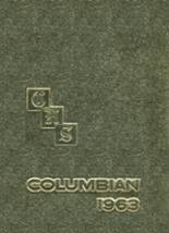 Columbia High School 1963 yearbook cover photo