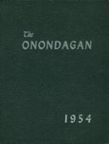 Onondaga High School 1954 yearbook cover photo