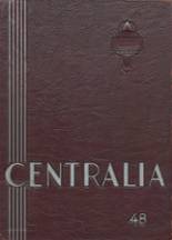 Bay City Central High School 1948 yearbook cover photo