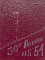 Eastwood High School 1954 yearbook cover photo