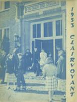 St. Clair High School 1953 yearbook cover photo