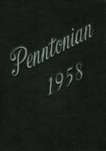 Penn Hall Junior College and Preparatory School 1958 yearbook cover photo