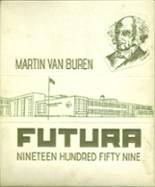 Martin Van Buren High School 1959 yearbook cover photo