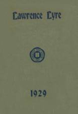 1929 Lawrence High School Yearbook from Fairfield, Maine cover image
