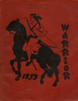 Wiscasset High School 1959 yearbook cover photo