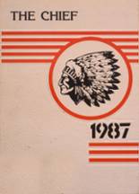 Nocona High School 1987 yearbook cover photo