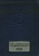 St. Clair High School 1938 yearbook cover photo