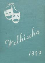 Wellsburg High School 1959 yearbook cover photo