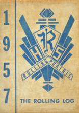 1957 Rolling Prairie High School Yearbook from Rolling prairie, Indiana cover image