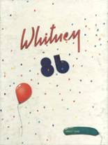 Whitney High School 1986 yearbook cover photo