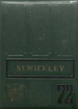 Sewickley High School 1972 yearbook cover photo