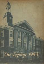 West End High School 1953 yearbook cover photo