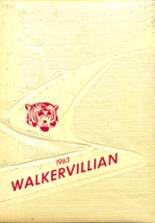 Walkerville High School 1963 yearbook cover photo