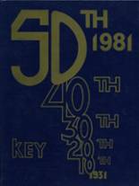 Franklin High School 1981 yearbook cover photo