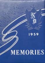Academy of Notre Dame 1959 yearbook cover photo