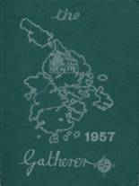 Deer Isle High School 1957 yearbook cover photo