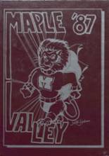 Maple Valley High School 1987 yearbook cover photo