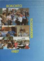 Bokchito High School 1987 yearbook cover photo