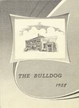 Bancroft High School 1958 yearbook cover photo