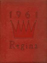Our Lady Queen of Angels High School 1961 yearbook cover photo