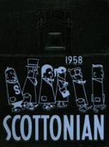 Scott High School 1958 yearbook cover photo