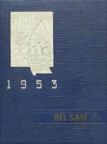 Belmont High School 1953 yearbook cover photo