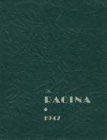 Racine High School 1947 yearbook cover photo