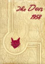 Clear Creek High School 1958 yearbook cover photo