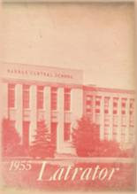 Barker High School 1955 yearbook cover photo