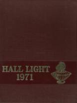 Hall High & Vocational School 1971 yearbook cover photo