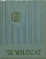 Chouteau High School 1958 yearbook cover photo