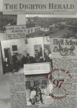 Dighton High School 1997 yearbook cover photo