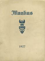 The Manlius School 1927 yearbook cover photo