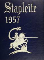 Staples High School 1957 yearbook cover photo