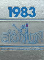 Elbert County High School 1983 yearbook cover photo