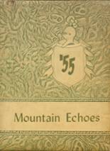 1955 Union County High School Yearbook from Blairsville, Georgia cover image