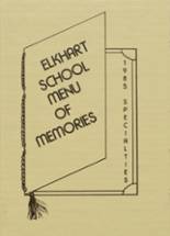 Elkhart High School 1985 yearbook cover photo