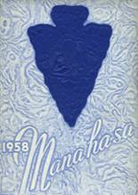 Meridian High School 1958 yearbook cover photo