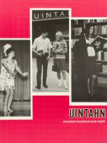 Uintah High School 1968 yearbook cover photo