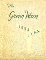 Long Branch High School 1958 yearbook cover photo