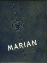 Holy Name of Mary High School 1945 yearbook cover photo