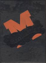 Washington High School 1951 yearbook cover photo