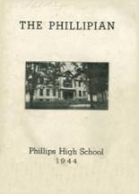 Phillips High School 1944 yearbook cover photo